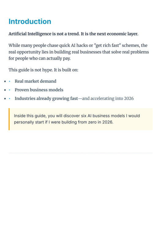 AI Wealth Blueprint  The Artificial Intelligence Guide to Building Smart Income & Financial Freedom